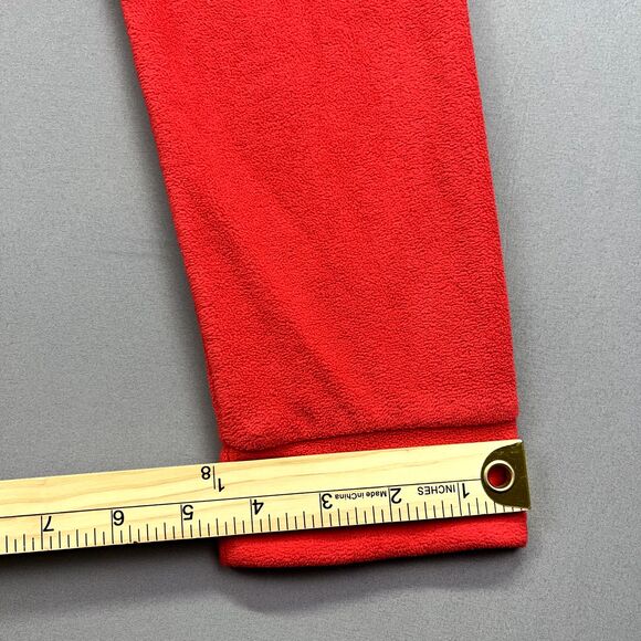 ADIDAS Men's Full Zip Jacket Size XL Cozy Fleece Red Athleisure Sports - Picture 11 of 14